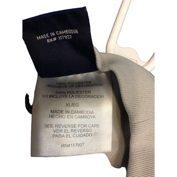 PROTEGE Sleeveless Top Xlarge(14-16) Gray Red Polyester - Picture 3 of 3